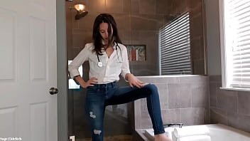 Doctor sage eldritch wetting blue jeans & panties on a casual friday