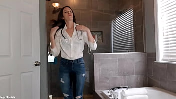 Doctor sage eldritch wetting blue jeans & panties on a casual friday