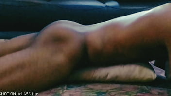 African Lonely Man Got So Horny So He Decided To Fuck His Pillow In His House thumbnail