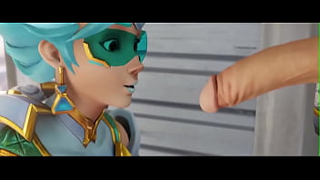 Tracer has a fun time with hanzo from overwatch while hiding from reaper