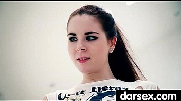 Gorgeous babe passionately fucked 6