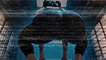 Sadako's intense workout routine she lets you cum inside her pussy pov ai