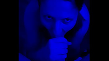 Huge dick blowjob in panty