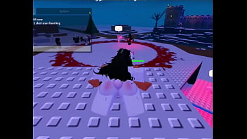 Roblox girl getting her carrot for the day