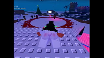 Roblox girl getting her carrot for the day