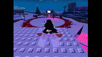 Roblox girl getting her carrot for the day