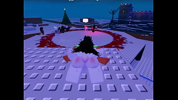 Roblox girl getting her carrot for the day