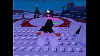 Roblox girl getting her carrot for the day