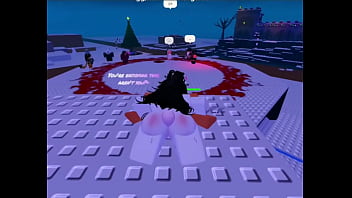 Roblox girl getting her carrot for the day