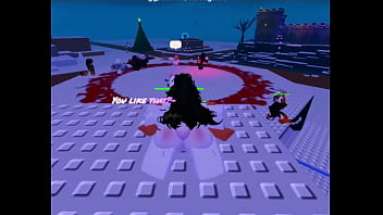 Roblox girl getting her carrot for the day