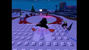 Roblox girl getting her carrot for the day