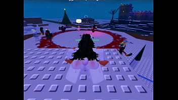 Roblox girl getting her carrot for the day