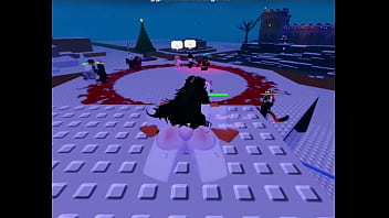 Roblox girl getting her carrot for the day