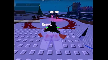 Roblox girl getting her carrot for the day