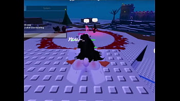 Roblox girl getting her carrot for the day