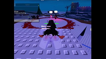 Roblox girl getting her carrot for the day