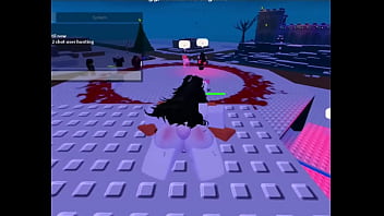 Roblox girl getting her carrot for the day