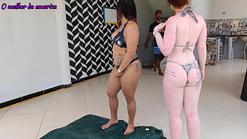 Boy Did He Do Well After Helping Two Whores With A Very Easy Task To Make Up For It They Let Him Fuck Them Hard thumbnail