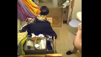 Spy wife in bathroom new