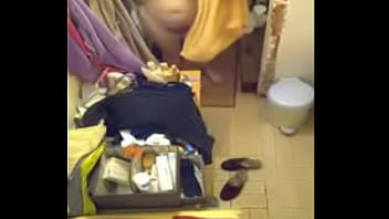 Spy wife in bathroom new