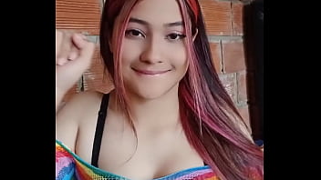 Porn actress touches her tasty pussy