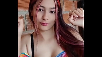 Porn actress touches her tasty pussy