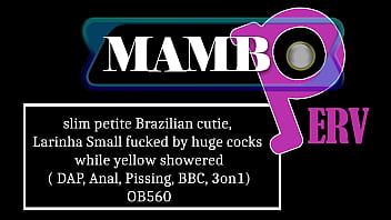 Slim petite brazilian cutie larinha small fucked by huge cocks while yellow showered dap anal pissing bbc 3on1 atm slim cumshot firing squad gapes ob560