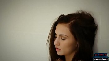 Perfect brunette babe masturbates for a unknown voyeur