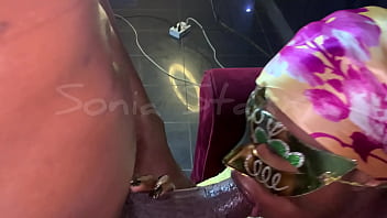 Omg my step dad caught me at the club tonight i had no choice but to suck off his fat cock to keep him quiet