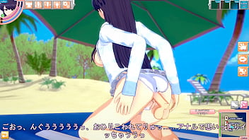 Коми перестала стесняться и потрахалась на пляже