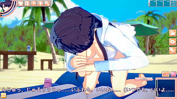 Коми перестала стесняться и потрахалась на пляже