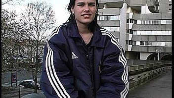 Sexy brunette teen casting