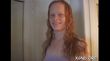 Luxurious young redhead tina getting fucked
