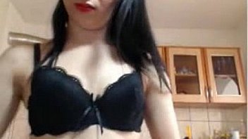 Hot european girl dildos her pussy and ass