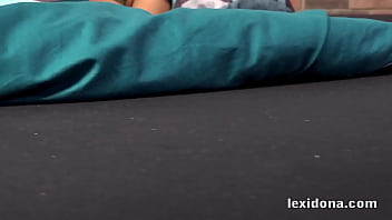 Covering my girlfriend in cum