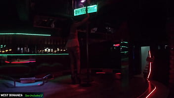 Nu moon pole dance sexy latina on the floor