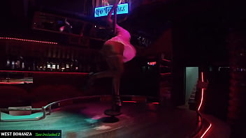 Nu moon pole dance sexy latina on the floor