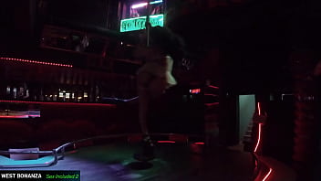 Nu moon pole dance sexy latina on the floor