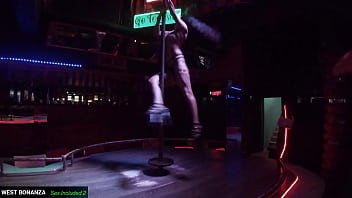 Nu moon pole dance sexy latina on the floor