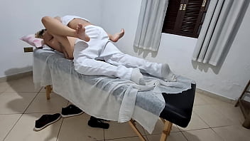 She has several in the doctor's anal creampie