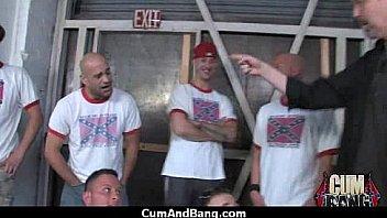 Big booty ebony gangbanged by white dudes 22