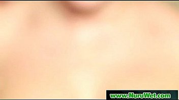 Nuru massage videos with busty masseuse 14