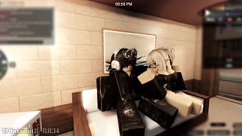 Taking this blonde girl to the sauna for some fun time~ pt 1