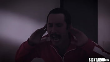 Sweet babe swallowed big hard cock