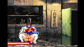 Sakura es cogida por futanaris en mugen