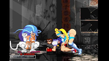 Sakura es cogida por futanaris en mugen