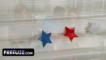 Red my 4th of july freeuse threesome