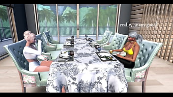 Dad is fooling around