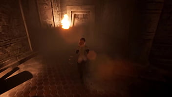 A secret ritual of a mysterious totem was performed in lara's ass