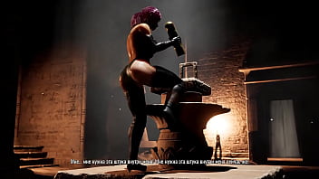 A secret ritual of a mysterious totem was performed in lara's ass